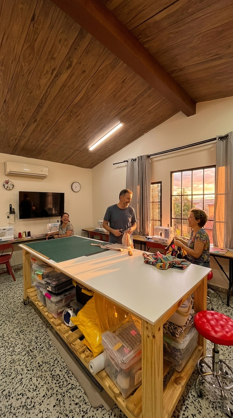 Interior del estudio de Costura 101